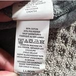 L.L.Bean Mens M Gray Quilted Full Zip Jacket Traditional Fit Cotton Blend Photo 5