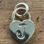 Juicy Couture Retro Juicy J Heart Initial Personalized Monogram Charm Keychain Photo 2