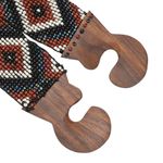 Handmade Southwestern Beaded Belt Black Photo 3