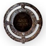 1903 Indian Head Penny Pendant Silver Photo 1