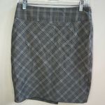 The Limited  plaid pencil skirt in brown tan yellow Photo 0