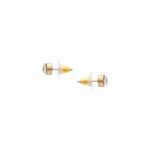 8 Other Reasons  Exquisite Crystal Stud Earrings Gold Women's Size OS Photo 1