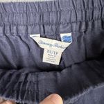 Tommy Bahama Linen Pants Womens XS Blue Drawstring Elastic Waist Wide Leg Beach Photo 3