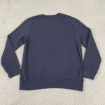 Peyton & Parker Bonjour Sweatshirt Women L Navy Crewneck Pullover Blue Size L Photo 4