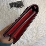 Coach  Foldover Chain Clutch with Floral Applique Crossbody Photo 4