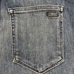 AYR  The Riser Skinny High Rise Ankle Jeans Raw Hem Neon Jupiter Wash Size 27 Photo 13