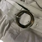 Torrid Plus Size Tortoise Belted Shorts Size 28 Gray Stretch Pockets Cuff NEW Photo 5