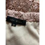 Lac Bleu Romper Size M Soft Pink Lace Crochet Off The Shoulder Size M Photo 3