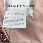 Bicici & Coty Ombre Rose Gold Beaded Sequin Embroidered Mesh Embellished Maxi Dress Gown S Photo 6