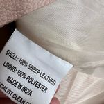 Karina Grimaldi  leather camisole tank top tan Sz XS Photo 5