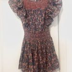 Love Shack Fancy  Marcella Ruffle Smocked Mini Dress Photo 4