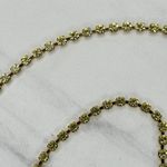 Liz Claiborne Rhinestone Gold Chain Link Belt Small/Medium (S/M) ✨ Photo 7