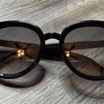 Jimmy Choo Women's Black MACE/S NS8/IC Plastic Frame Sunglasses sz 53-21-145 Photo 1