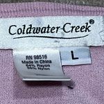 Coldwater Creek juniors, large, long sleeve, lightweight, cardigan cropped Photo 1