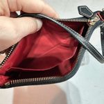 Dooney & Bourke DB Monogram Y2K Black Tan Mini Purse Small Leather Canvas Photo 8