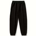 NWT ~ Black Activewear Joggers Sweatpants Drawstring & Pockets ~ Women's LARGE Photo 1