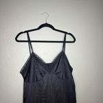 Vasserette Slip Dress Size 40 Black Lace‎ Adjustable Straps Nylon Photo 2