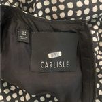 Carlisle Chic Black and White Patterned Dress Photo 5