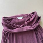 To The Max Y2K Silk Off the Shoulder Cowl Neck Sweater Photo 2