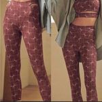 Free People Movement High-rise Cut Out Sneak Peak Printed Leggings Photo 3