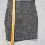 Lulus  Metallic Bodycon Mini Dress Small Black Silver Glitter Sparkle Party‎ NYE Photo 9