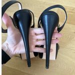 Merumote Sandals Platform Open Toe Strappy Size US7 Black Photo 4