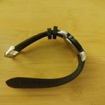 Brighton Watch Hong Kong Womens Quartz Black Silicone Strap Crystal Accents Photo 4