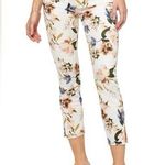 7 For All Mankind NWT JEN7 by Seven For All Mankind Floral Cropped Skinny Jeans Size 6 Photo 0