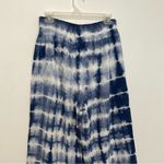 Anthropologie CLOTH & STONE ANTHRO Tie Dye Wide Leg Pant Blue White Pull On Boho Photo 12