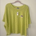 Old Navy  plus size Lime Green “hike minded”  Women's graphic Top 3x NWT Photo 0