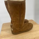 UGG  Brown Suede Boots with Shearling Lining Photo 3