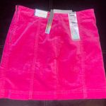 Tinseltown NWT  Women's Solid Unlined Velvet Seamed Mini Skirt Photo 4