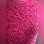 Loft Ann Taylor Merino Wool Magenta Perforated Sweater Women’s Top Blouse XS Photo 3