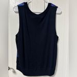 St. John watercolor printed Floral silk panel wool cashmere blend cardigan set XL Photo 3