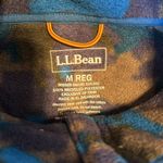 L.L.Bean  blue mountain classic camo fleece quarter zip sweater size medium reg Photo 5