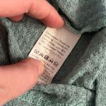 SheIn Emery Rose Women's Summer Green Color V-Neck Batwing‎ Sleeve Loose Casual Shirt Photo 6