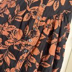 Free People The Perfect Sundress Dark Combo Floral Midi Dress Linen Blend Small Photo 14