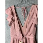 superdown NEW  by‎ Revolve Maxi Dress XS Pink Mae Ruffle Wrap Formal Gown Dress Photo 1