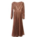 Zimmermann  Burnout Sunray Pleated Midi Dress Pink Size 0 – Excellent Condition Photo 2