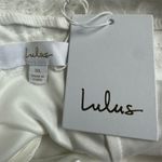 NWT Lulus Precious Promise White Satin Embroidered Lace Mermaid Maxi Dress XL Photo 8