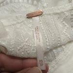 Free People Ivory Twist and Shell Embroidered Sleeveless Top Size XS Photo 5