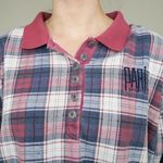 Polo Vintage 90s Paris Sports Club Plaid  Shirt Photo 1