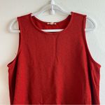 Eileen Fisher Tank Top Red (Crimson) Lightweight Organic Cotton Tank Sz L GUC Photo 1
