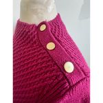 Talbots Cable Knit Mockneck Pullover Sweater Medium Petite Photo 2
