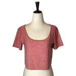 Outdoor Voices ‎ Pink Desert Rose All Day Cropped Short Sleeve Tee Size XS Photo 1