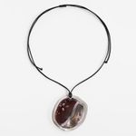 ZARA Limited Edition Cosmic Glass Pendant Necklace Photo 3