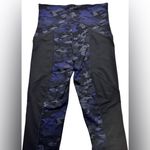 Spanx Womens Camo Print Active Leggings Black & Blue Womens XL Photo 6