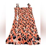 RTR Waverly Grey Sally Cheetah Leopard Print Orange Multicolor Mini Dress Sz M‎ Size M Photo 10