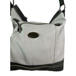 BOC Born Concepts Gray Faux Leather Shoulder/Crossbody Convertible Bag Travel Photo 3