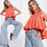 Free People  Turn It Up Oversized Flowy Top Photo 2